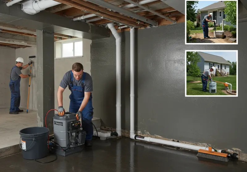 Basement Waterproofing and Flood Prevention process in North Fair Oaks, CA